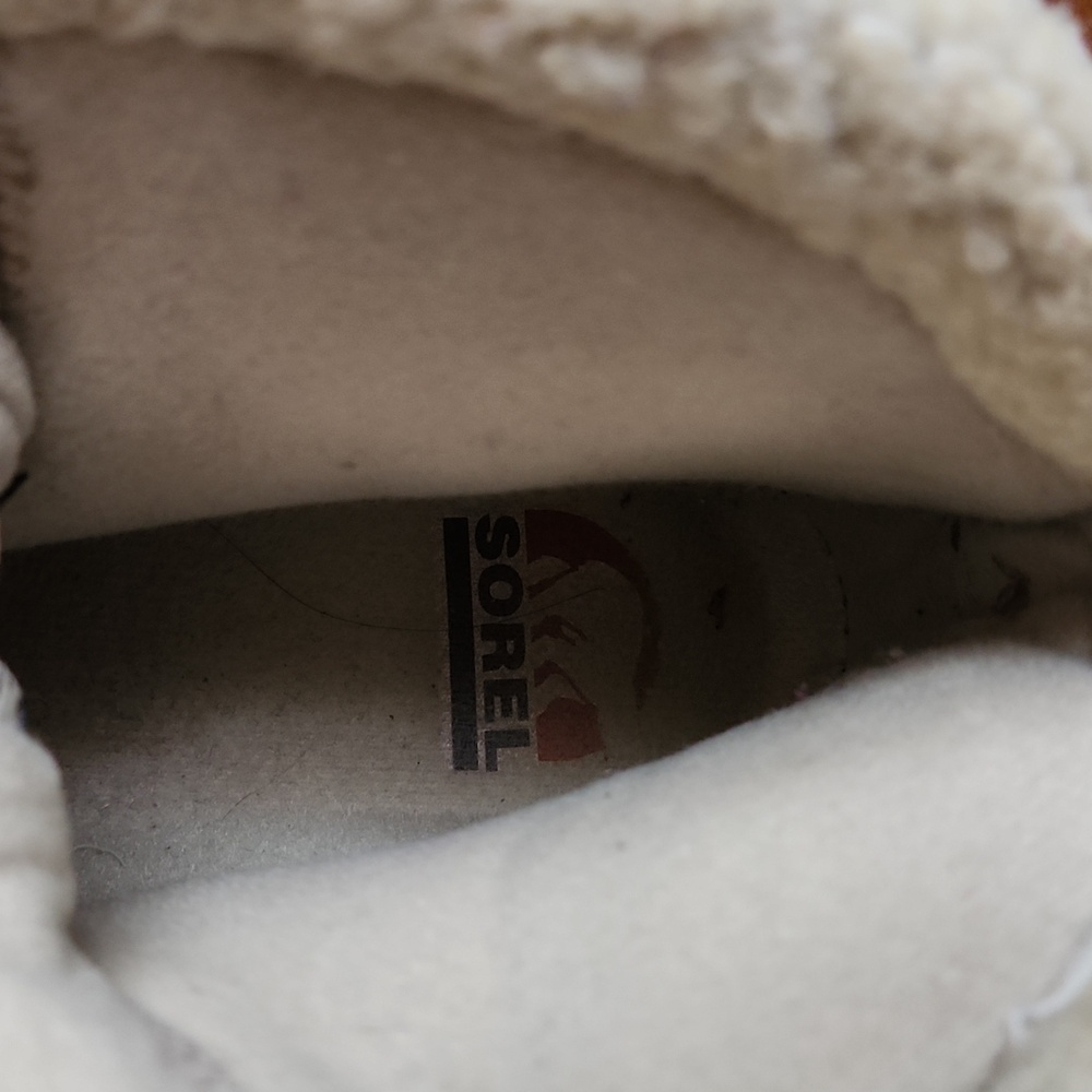 Sorel Brown and Cream Winter/hiking Boots Lace-Up Suede Womans Size 6 - Picture 14 of 15